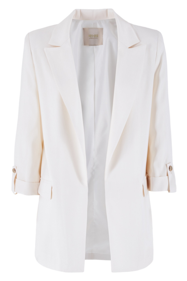 Blazer με γυαλιστερή όψη - Image 2