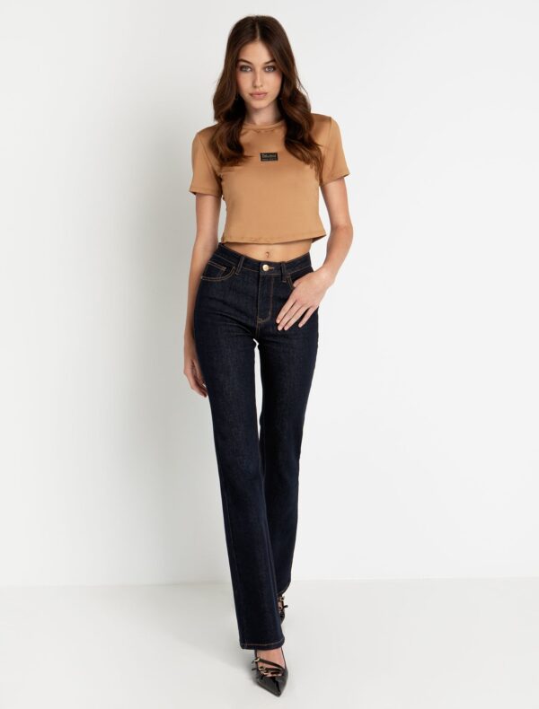 Mid rise bootcut τζην - Image 2