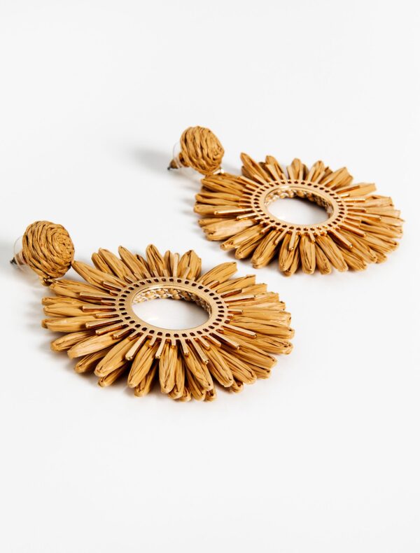Raffia σκουλαρίκια