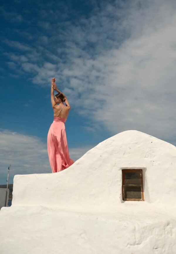 Φόρεμα maxi open-back - Image 7