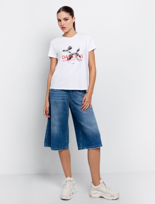 T-shirt με logo & στάμπα - Image 4