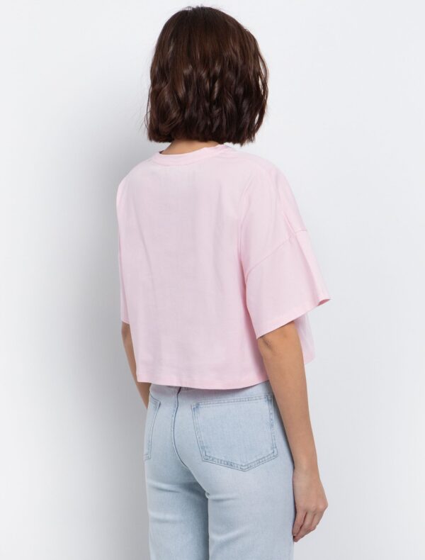 T-shirt με φιογκάκια strass - Image 3