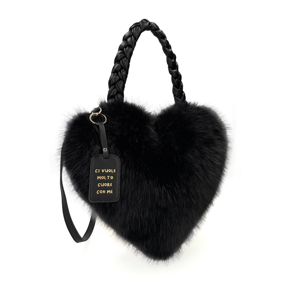 Black heart handbag - Image 3