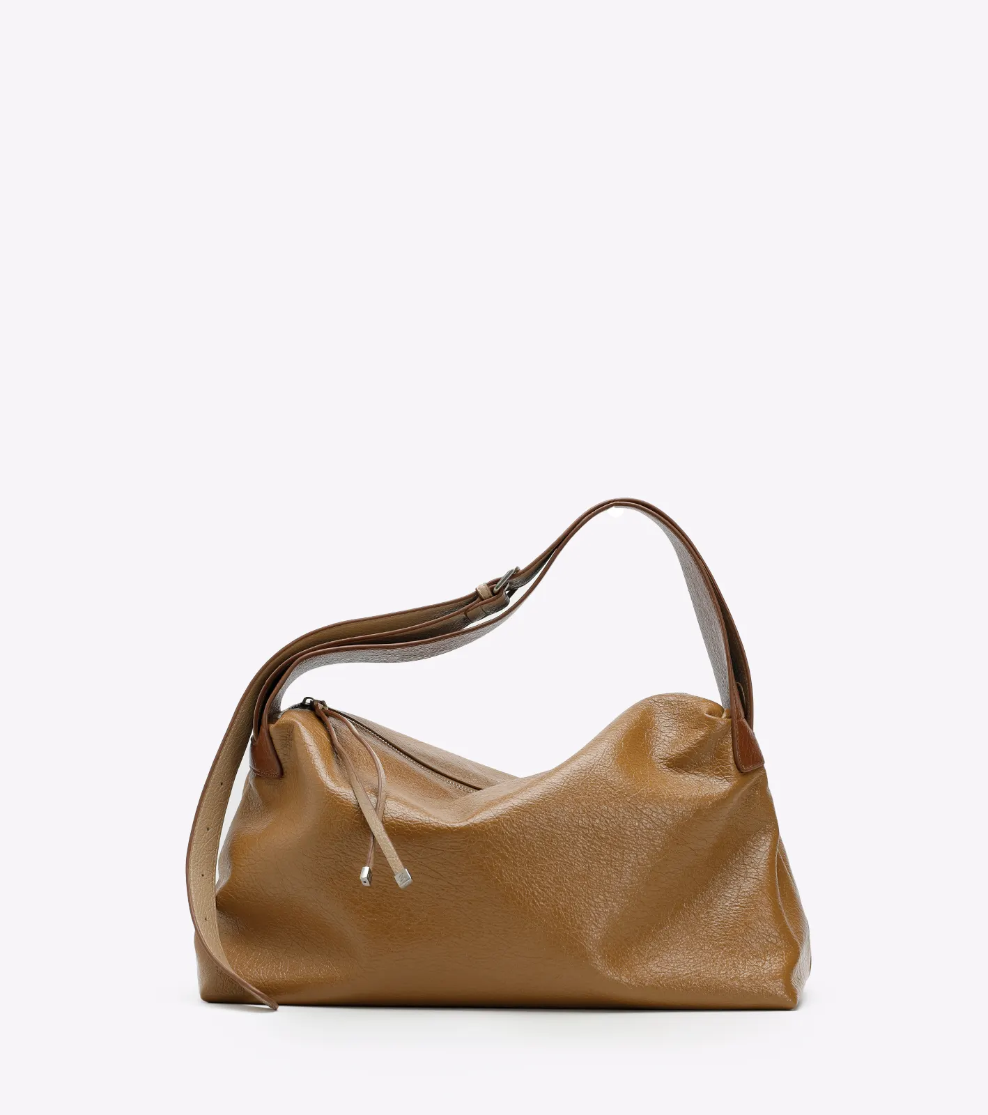 Τσάντα ώμου με φαρδύ λουρί