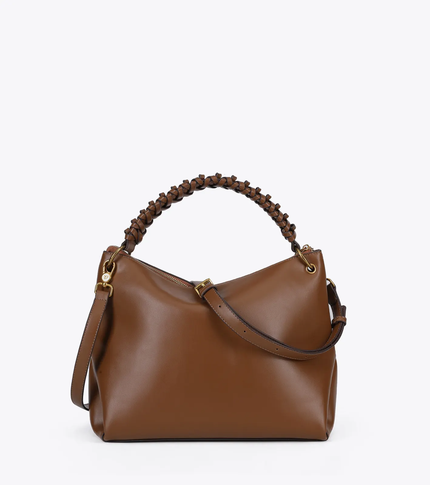 Τσάντα ώμου με πλεγμένο χερούλι - Image 6