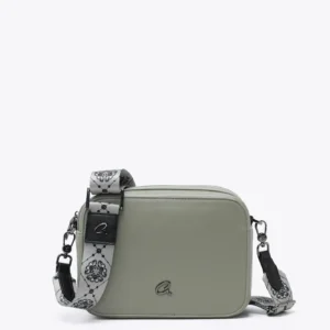 Τσαντάκι χιαστί με αποσπώμενο λουράκι & τύπωμα