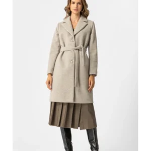 Παλτό χνουδωτό πέτο γιακά