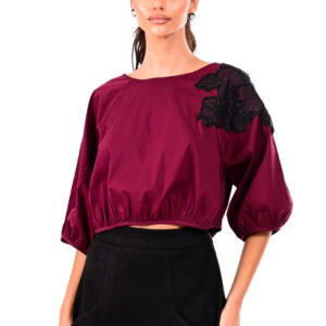 Μπλούζα με flower μοτίφ