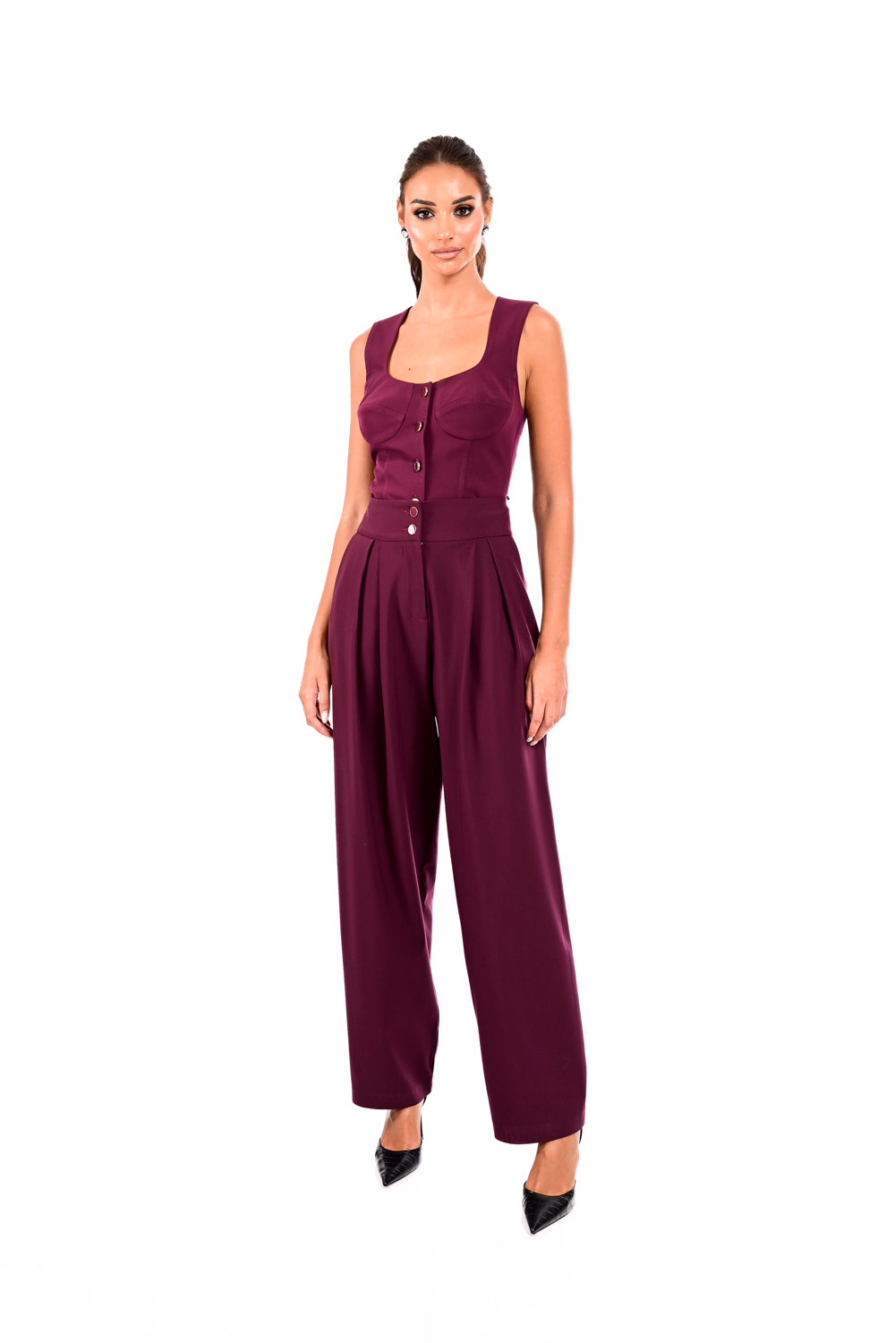 Γιλέκο-τοπ με κουμπιά - Image 4