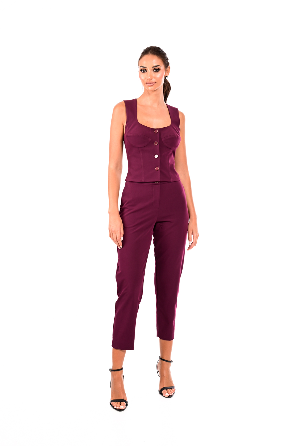 Γιλέκο-τοπ με κουμπιά - Image 5