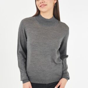 Λεπτό πλεκτό με σηκωτό γιακά