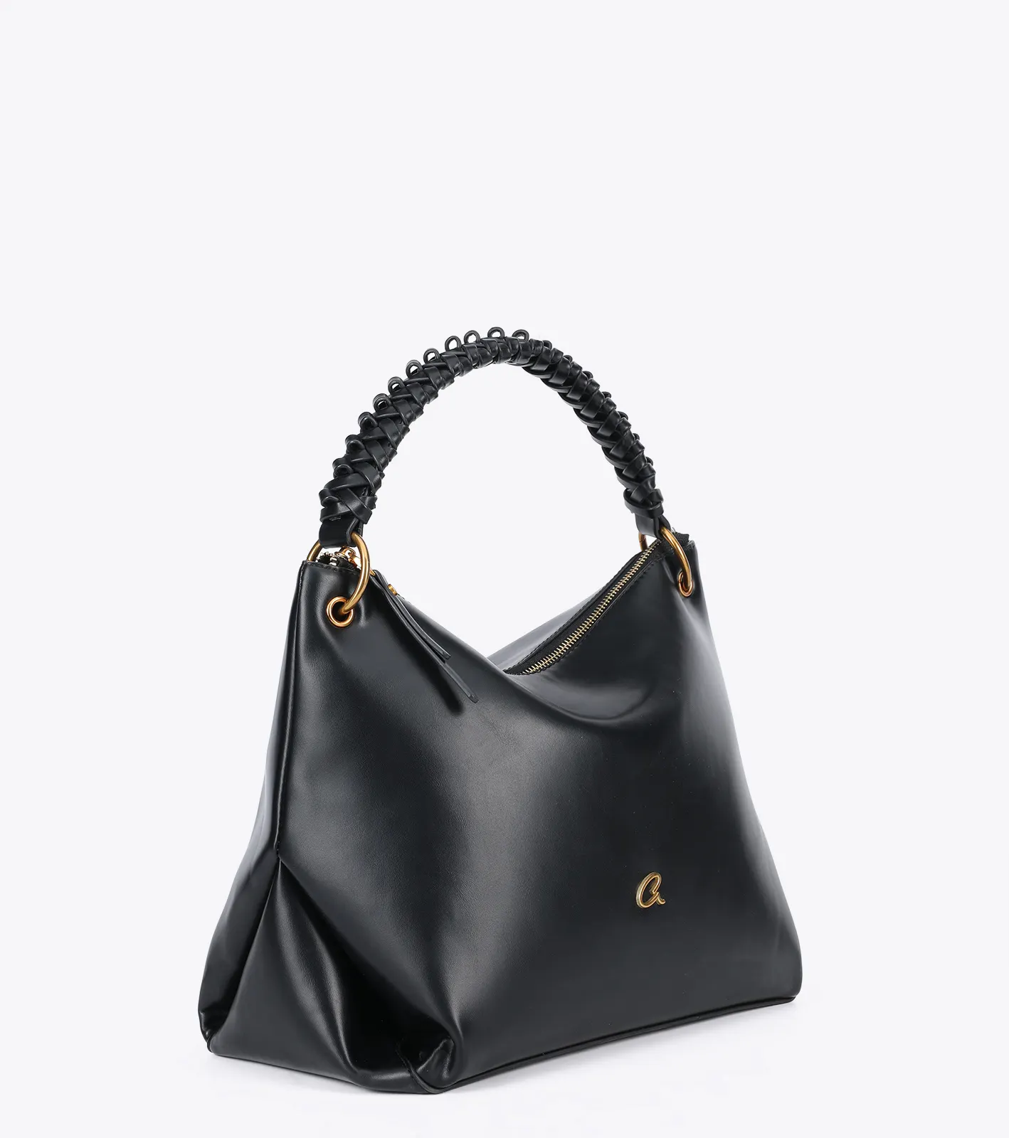 Τσάντα ώμου με πλεγμένο χερούλι - Image 5