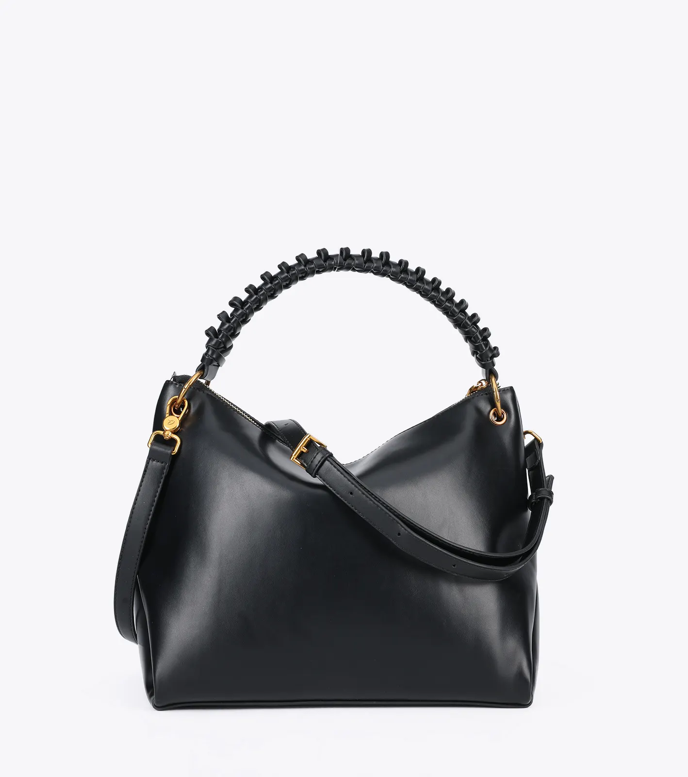 Τσάντα ώμου με πλεγμένο χερούλι - Image 4