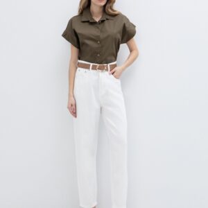 Ankle length τζιν mom fit