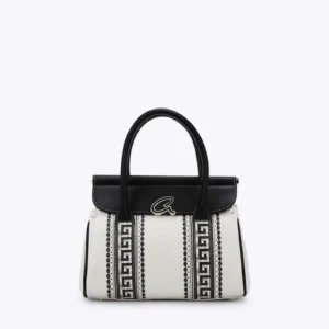 Τσάντα χειρός Daraia με μωσαϊκό τύπωμα