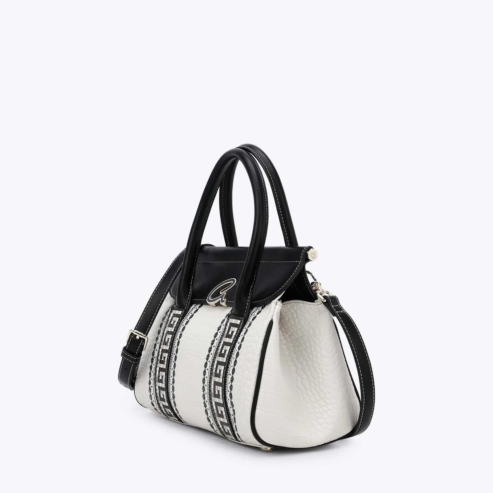 Τσάντα χειρός Daraia με μωσαϊκό τύπωμα - Image 4