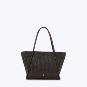 Τσάντα ώμου με πλεγμένο σχέδιο