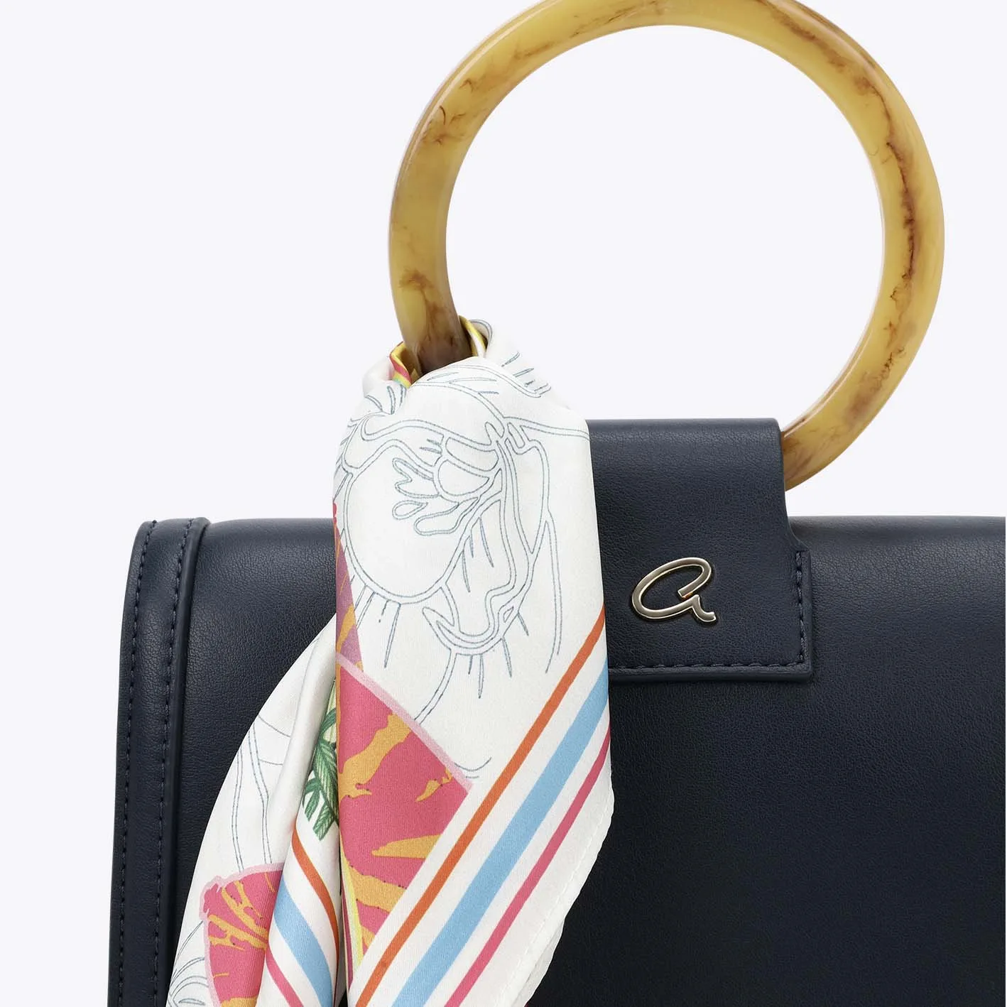 Τσαντάκι χιαστί με στρογγυλή λαβή - Image 3