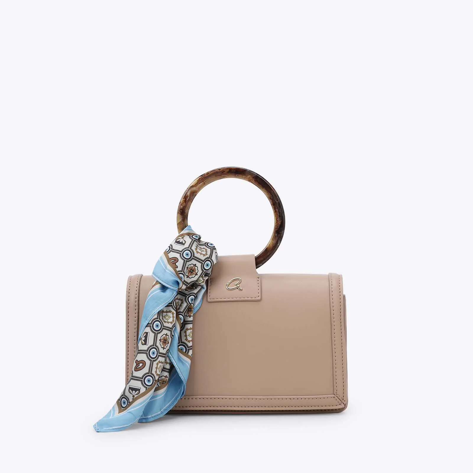 Τσαντάκι χιαστί με στρογγυλή λαβή