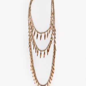 Κολιέ με μεταλλικά στοιχεία