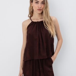 Halter top ζακάρ