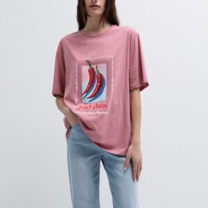 T-shirt με στάμπα chilli