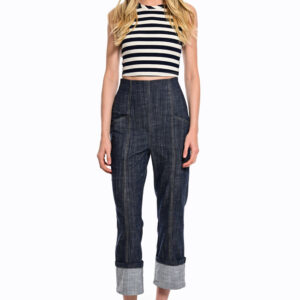 High waisted παντελόνι τζην
