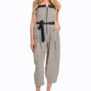 Ολόσωμη φόρμα navy stripe
