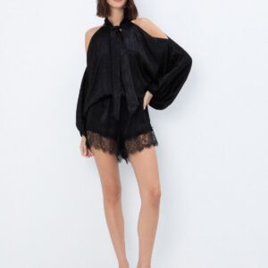 Ζακάρ playsuit με δαντέλα